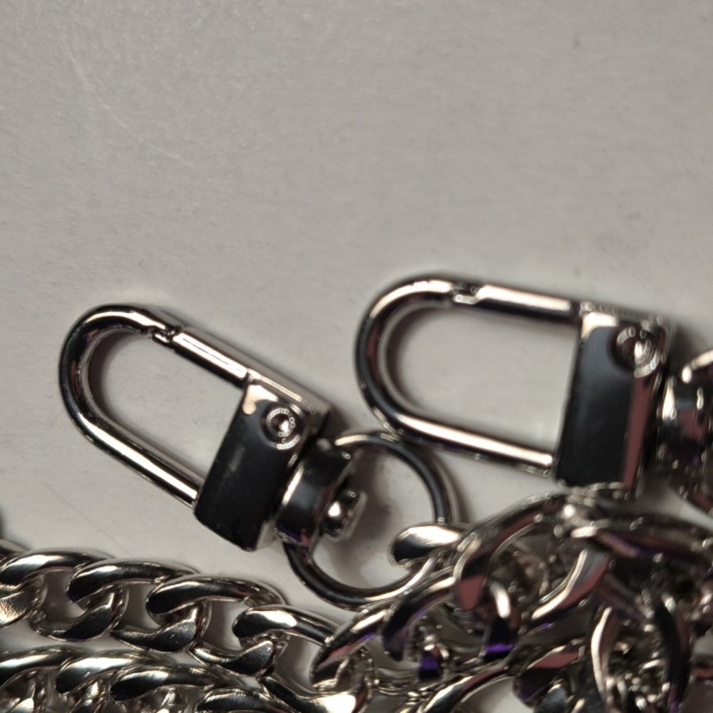 47" Flat Silver Replacement Chain Strap - image 2